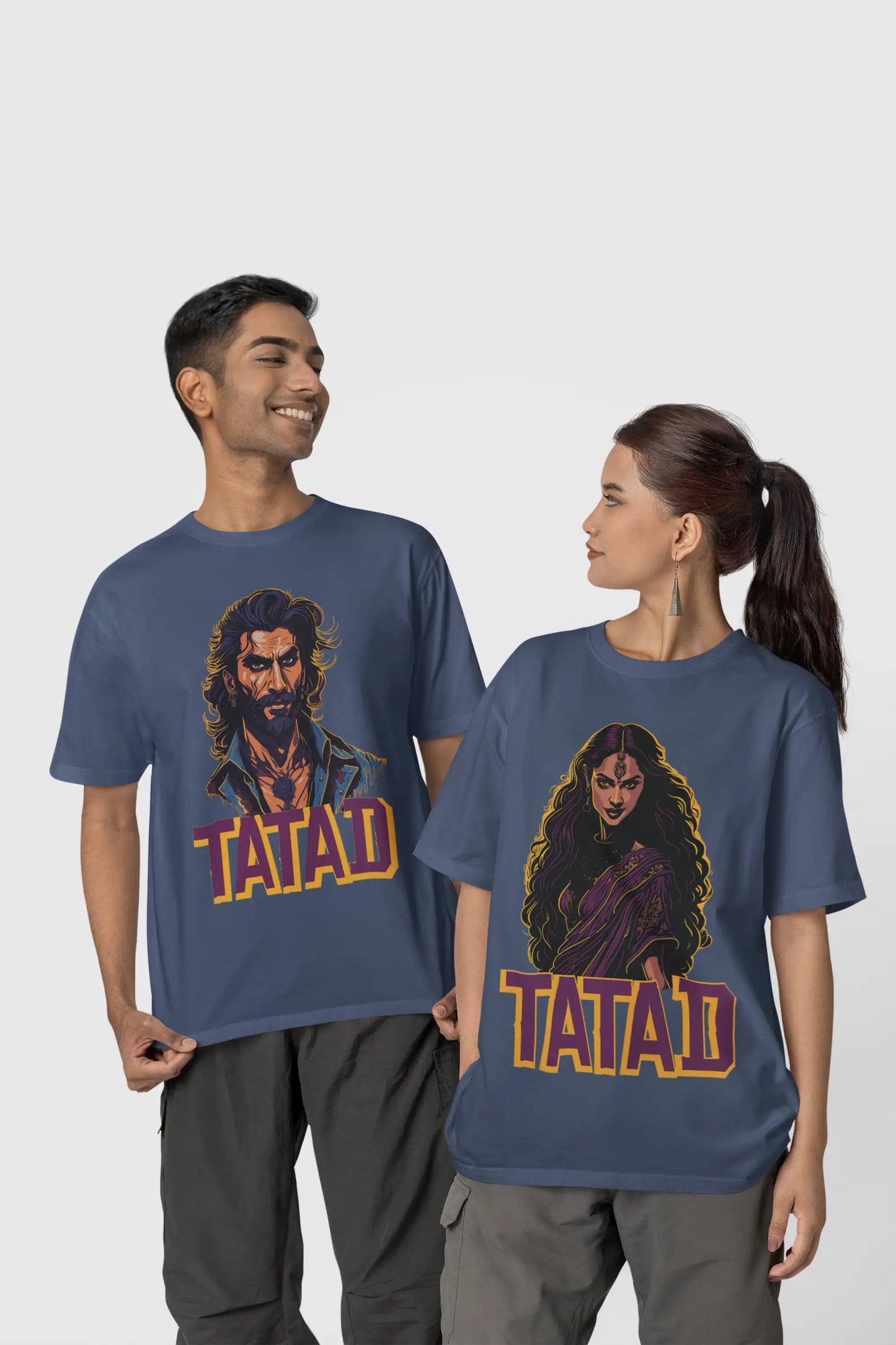 Graphic Printed Oversized T-Shirt - Tatad Tatad